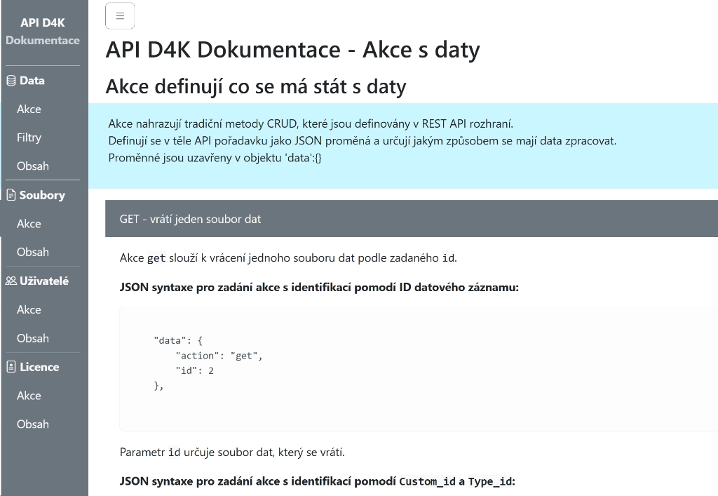 API server pro Dopravu D4K screenshot 2