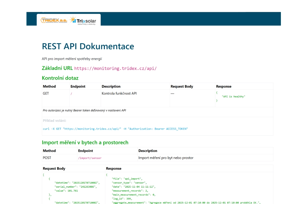 Tridex monitoring screenshot 3